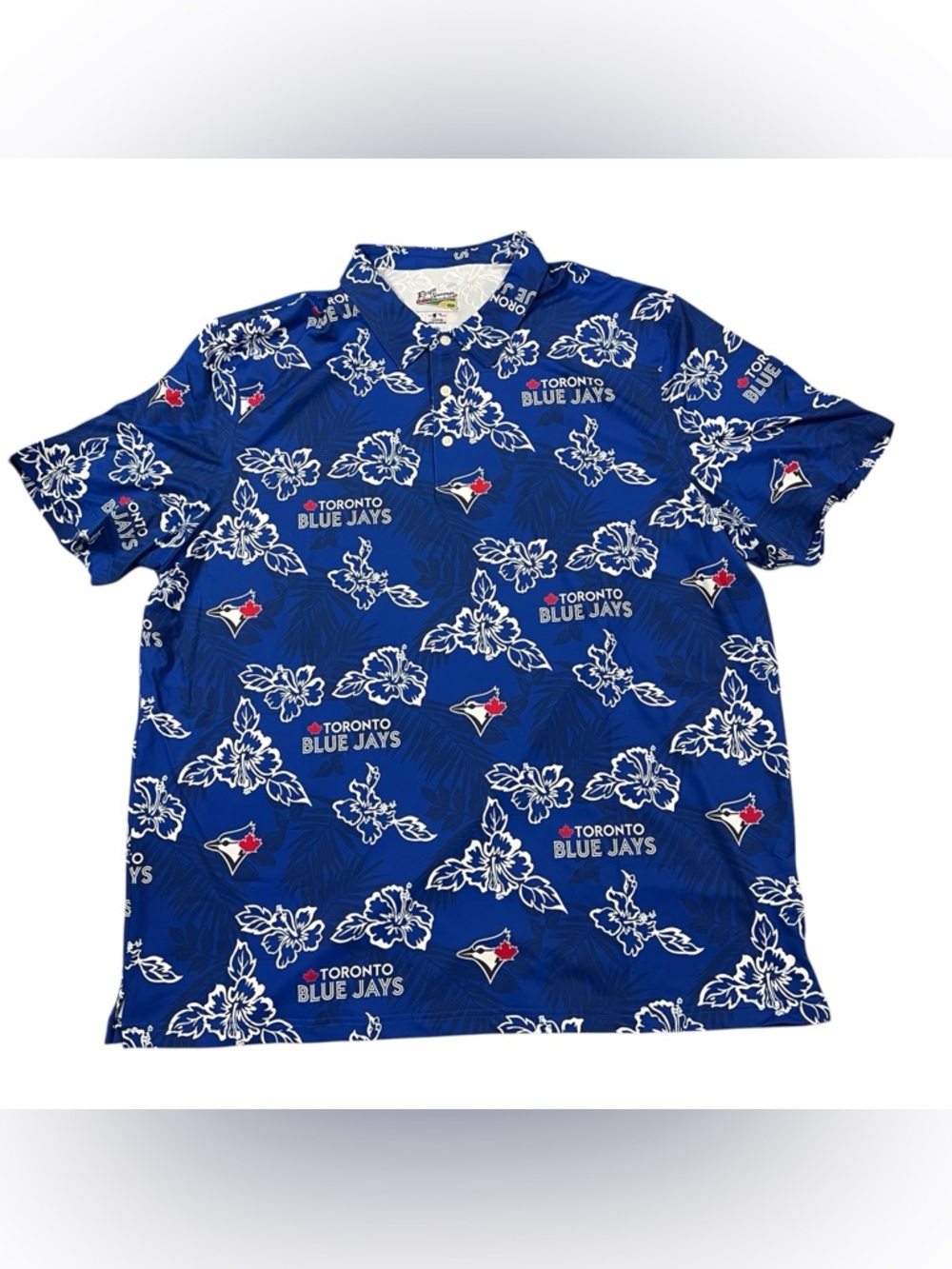 Reyn Spooner MLB TORONTO BLUE JAYS PUA PERFORMANCE POLO SZ 2XL NWT